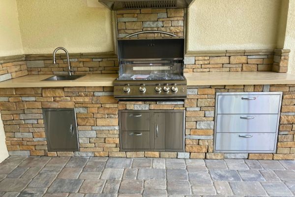 Tuscan Outdoor Kitchen