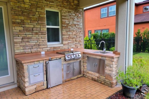 Quaint Outdoor Kitchen