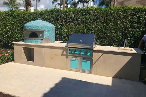 Aqua Outdoor Kitchen